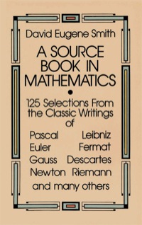 Imagen de portada: A Source Book in Mathematics 9780486646909