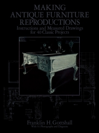 Cover image: Making Antique Furniture Reproductions 9780486279763