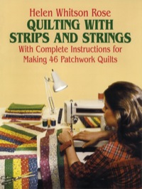 Imagen de portada: Quilting with Strips and Strings 9780486243573