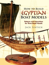 Imagen de portada: How to Build Egyptian Boat Models 9780486455662