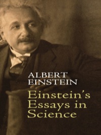 Cover image: Einstein's Essays in Science 9780486470115