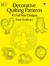 Cover image: Decorative Quilting Patterns 9780486260013