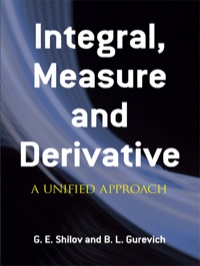 Titelbild: Integral, Measure and Derivative 9780486635194