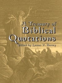Cover image: A Treasury of Biblical Quotations 9780486425030