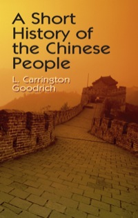 Imagen de portada: A Short History of the Chinese People 9780486424880