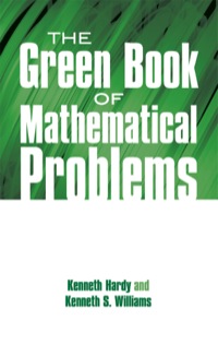 Omslagafbeelding: The Green Book of Mathematical Problems 9780486695730