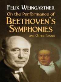 Cover image: On the Performance of Beethoven's Symphonies and Other Essays 9780486439662