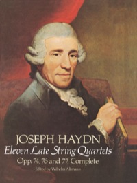 صورة الغلاف: Eleven Late String Quartets, Opp. 74, 76 and 77, Complete 9780486237534