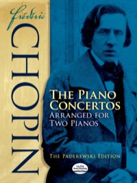 صورة الغلاف: Frédéric Chopin: The Piano Concertos Arranged for Two Pianos 9780486274980