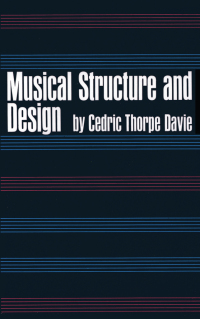 صورة الغلاف: Musical Structure and Design 9780486216294