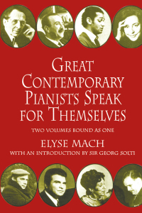 Omslagafbeelding: Great Contemporary Pianists Speak for Themselves 9780486266954