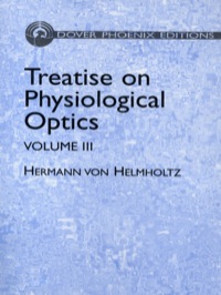 Imagen de portada: Treatise on Physiological Optics, Volume III 9780486442464