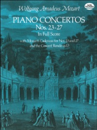 表紙画像: Piano Concertos Nos. 23-27 in Full Score 9780486236001