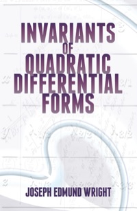 Imagen de portada: Invariants of Quadratic Differential Forms 9780486497686