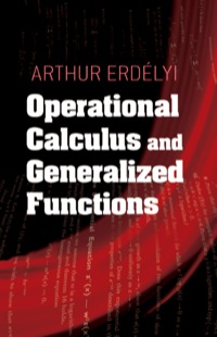 Titelbild: Operational Calculus and Generalized Functions 9780486497129