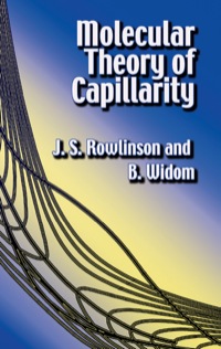 Cover image: Molecular Theory of Capillarity 9780486425443