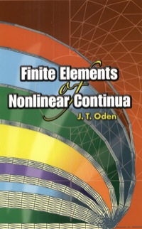 Cover image: Finite Elements of Nonlinear Continua 9780486449739