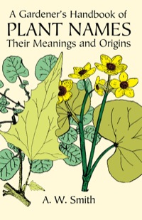 Titelbild: A Gardener's Handbook of Plant Names 9780486297156