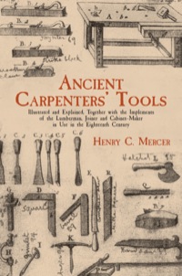 表紙画像: Ancient Carpenters' Tools 9780486409580
