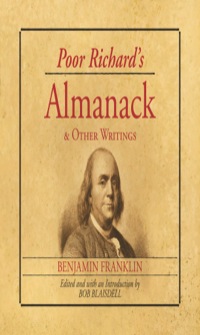 Cover image: Poor Richard's Almanack and Other Writings 9780486484495