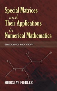 Imagen de portada: Special Matrices and Their Applications in Numerical Mathematics 2nd edition 9780486466750