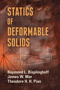 Cover image: Statics of Deformable Solids 9780486789934