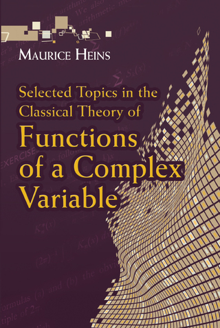 表紙画像: Selected Topics in the Classical Theory of Functions of a Complex Variable 9780486789767