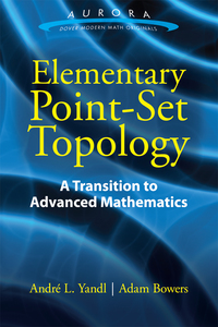 表紙画像: Elementary Point-Set Topology 1st edition 9780486803494