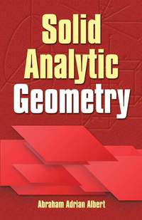 Imagen de portada: Solid Analytic Geometry 9780486810263
