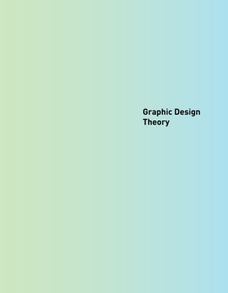 Cover image: Graphic Design Theory 9780500290491