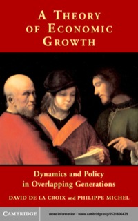 Imagen de portada: A Theory of Economic Growth 1st edition 9780521806428