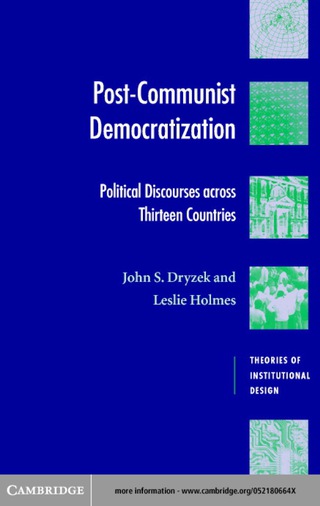 Cover image: Post-Communist Democratization 9780521806640
