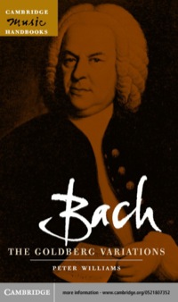 صورة الغلاف: Bach: The Goldberg Variations 1st edition 9780521807357
