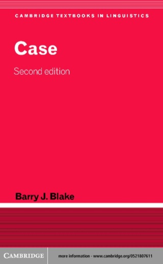 Imagen de portada: Case 2nd edition 9780521807616