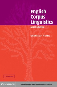 Cover image: English Corpus Linguistics 1st edition 9780521808798
