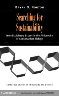Cover image: Searching for Sustainability 1st edition 9780521809900