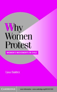 表紙画像: Why Women Protest 1st edition 9780521811507