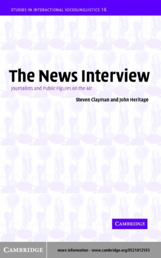 Cover image: The News Interview 1st edition 9780521812597