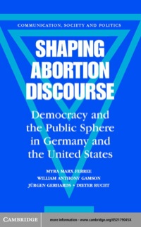 Omslagafbeelding: Shaping Abortion Discourse 1st edition 9780521790451