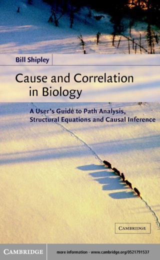 Imagen de portada: Cause and Correlation in Biology 1st edition 9780521529211