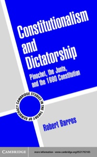 Immagine di copertina: Constitutionalism and Dictatorship 1st edition 9780521792189