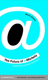 Titelbild: The Future of e-Markets 1st edition 9780521003834