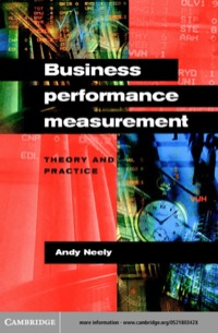 Cover image: Business Performance Measurement 1st edition 9780521803427