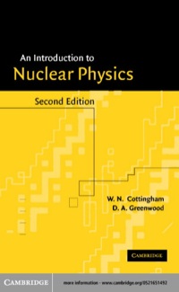Imagen de portada: An Introduction to Nuclear Physics 2nd edition 9780521651493