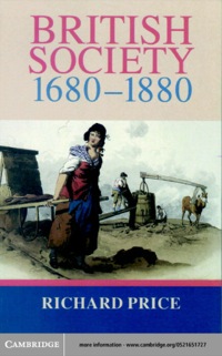 表紙画像: British Society 1680–1880 1st edition 9780521657013