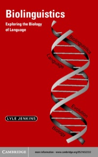 Imagen de portada: Biolinguistics 1st edition 9780521652339