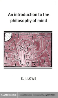 Cover image: An Introduction to the Philosophy of Mind 1st edition 9780521652858