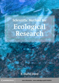 صورة الغلاف: Scientific Method for Ecological Research 1st edition 9780521669733