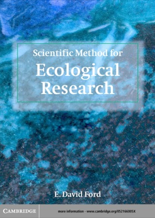 Imagen de portada: Scientific Method for Ecological Research 1st edition 9780521669733