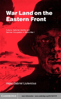 Cover image: War Land on the Eastern Front 9780521661577